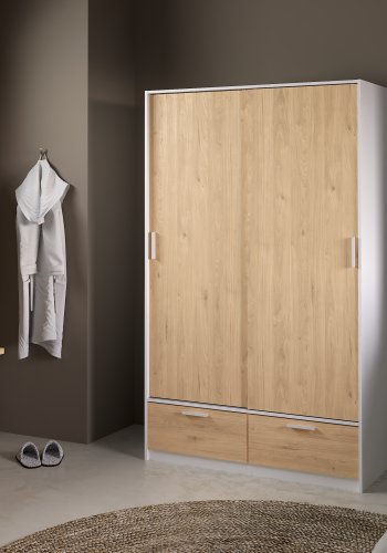 TVILUM Line Garderobe med 2 d�rer + 2 skuffer - Pakke