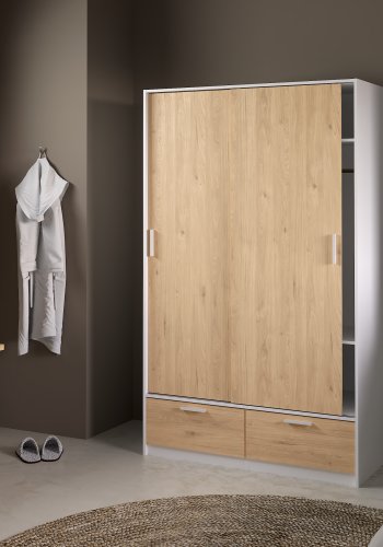 TVILUM Line Garderobe med 2 d�rer + 2 skuffer - Pakke