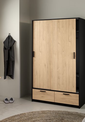 TVILUM Line Garderobe med 2 d�rer + 2 skuffer - Pakke