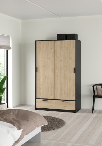 TVILUM Line Garderobe med 2 d�rer + 2 skuffer - Pakke