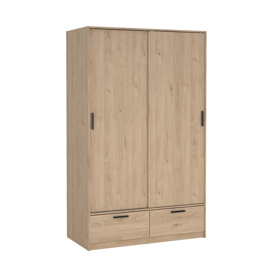 TVILUM Line Garderob med 2 d&ouml;rrar + 2 l�dor - Paket