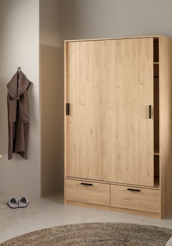 TVILUM Line Garderobe med 2 d�rer + 2 skuffer - Pakke