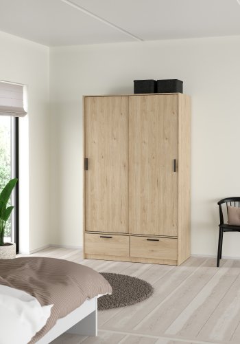 TVILUM Line Garderobe med 2 d�rer + 2 skuffer - Pakke