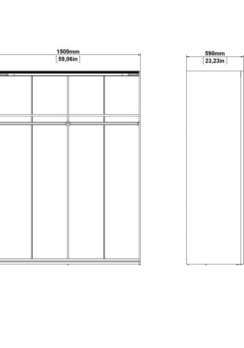TVILUM Firenze Skab 150 x 200