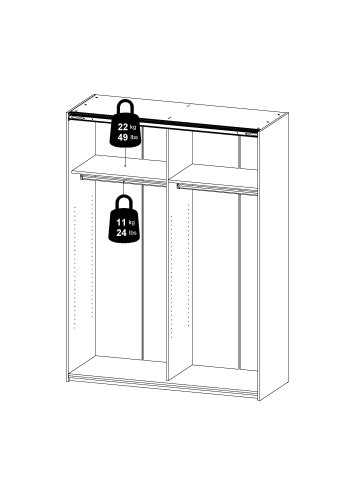 TVILUM Firenze Skab 150 x 200