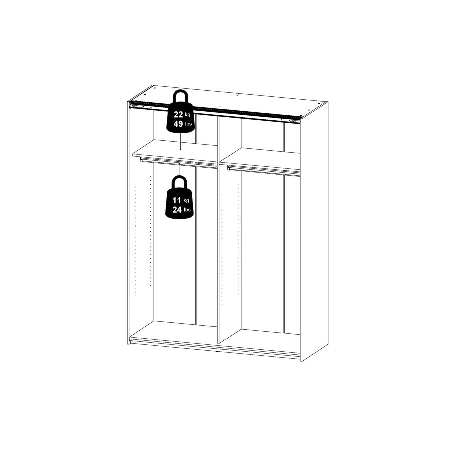 TVILUM Firenze Skab 150 x 200