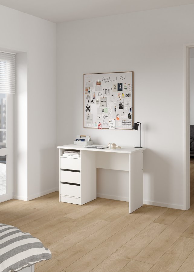 TVILUM Function Plus skrivebord med 3 skuffer - Parcel