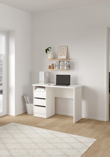 TVILUM Function Plus skrivbord med 3 l�dor - Parcel