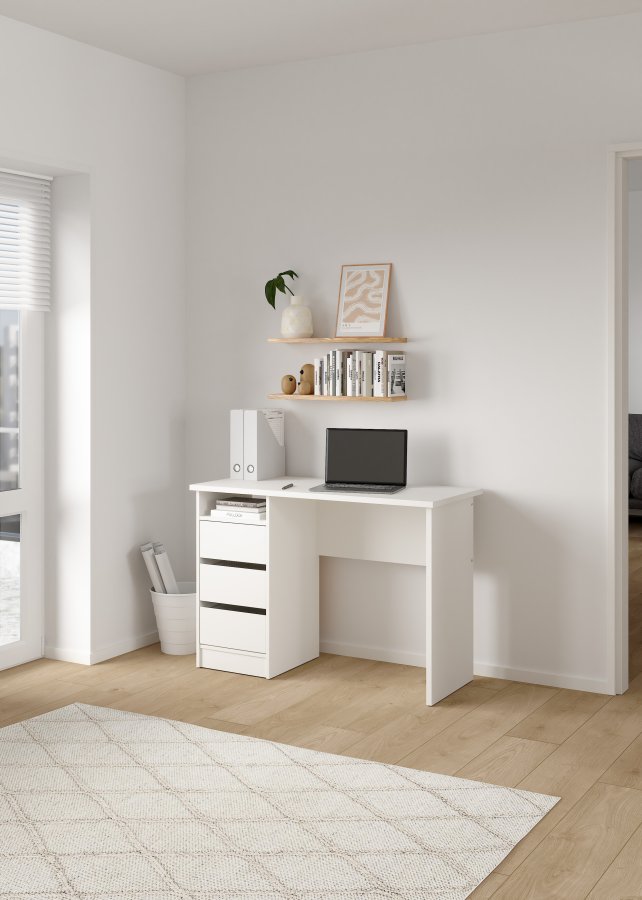 TVILUM Function Plus skrivebord med 3 skuffer - Parcel