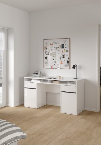 TVILUM Function Plus skrivbord 2 d�rrar + 2 l�dor - Parcel