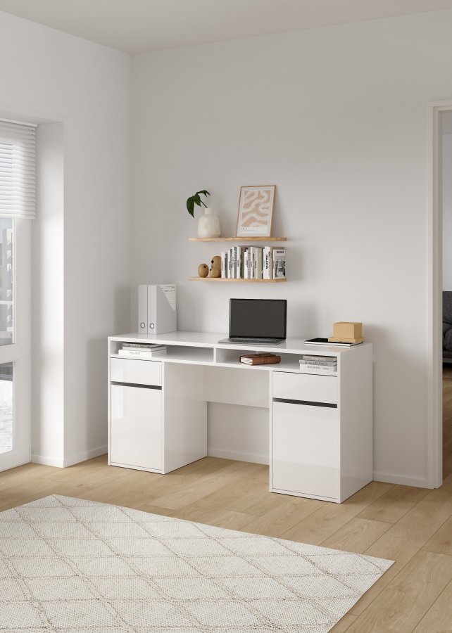 TVILUM Function Plus skrivebord 2 d�rer + 2 skuffer - Pakke