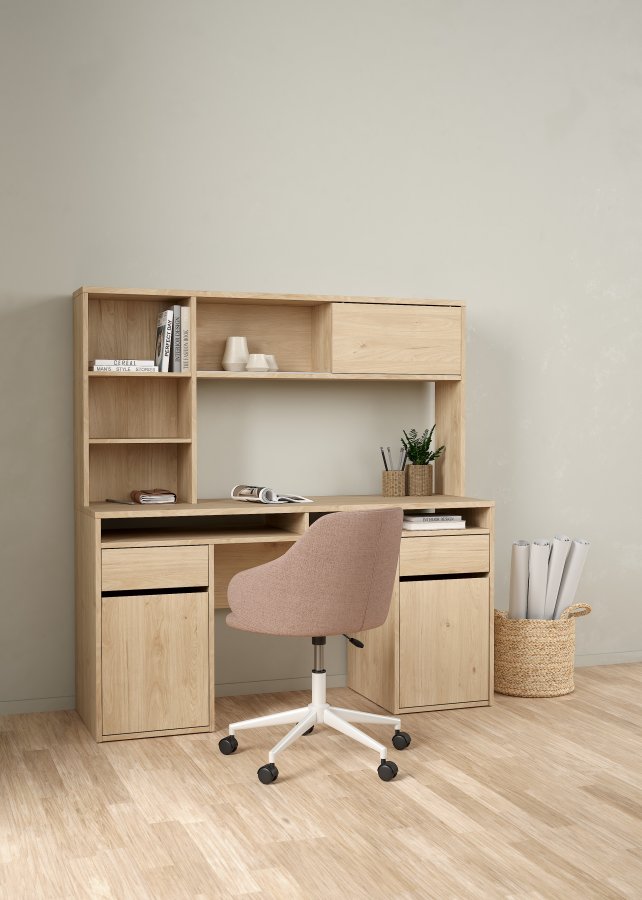 TVILUM Function Plus skrivbord 2 d&ouml;rrar + 2 l�dor - Parcel