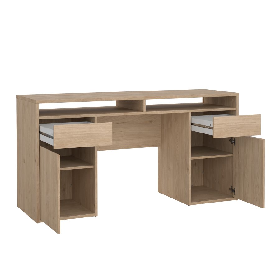 TVILUM Function Plus skrivbord 2 d&ouml;rrar + 2 l�dor - Parcel