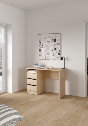 TVILUM Function Plus skrivebord med 3 skuffer - Parcel