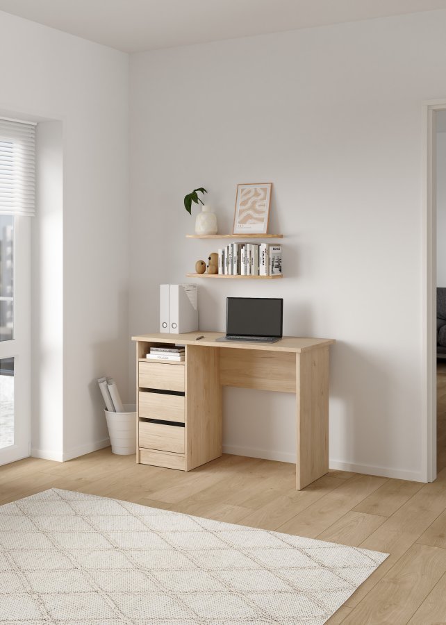 TVILUM Function Plus skrivbord med 3 l�dor - Parcel