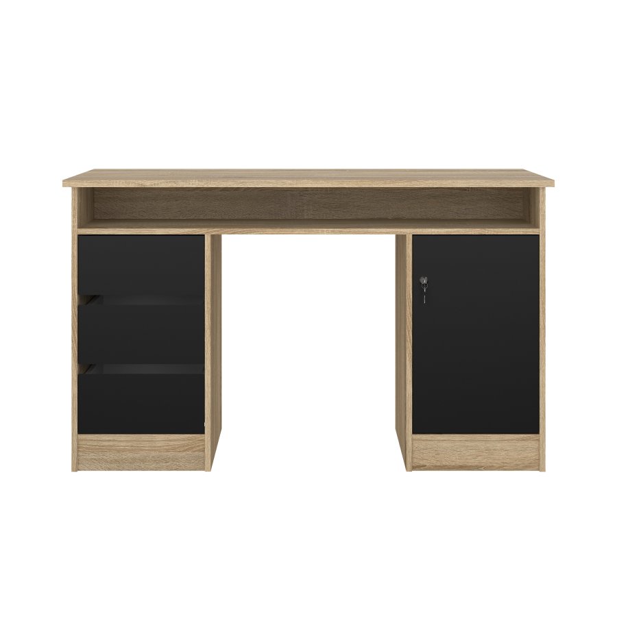 TVILUM Function Plus skrivbord 1 d&ouml;rr + 3 l�dor - Paket