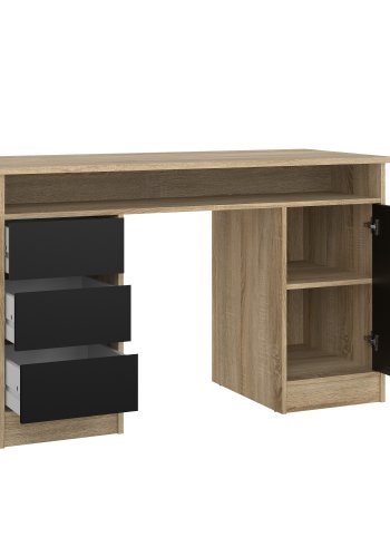 TVILUM Function Plus skrivbord 1 d&ouml;rr + 3 l�dor - Paket