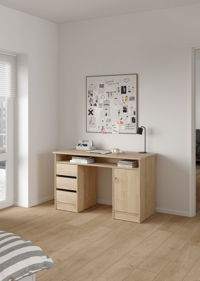 TVILUM Function Plus skrivbord 1 d&ouml;rr + 3 l�dor - Paket