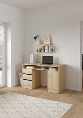 TVILUM Function Plus skrivebord 1 d�r + 3 skuffer - Pakke