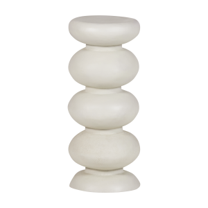 WOOOD Brilo sidebord metall kremfarget