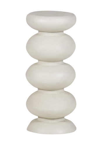 WOOOD Brilo sidebord metall kremfarget