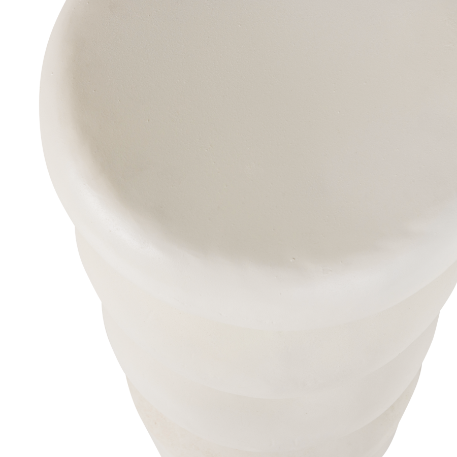 WOOOD Brilo sidebord metall kremfarget