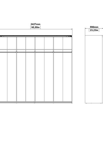TVILUM Firenze sk�p 242 cm.