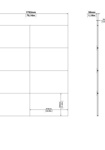 TVILUM Firenze skjutd&ouml;rr f&ouml;r 182 cm garderob - Paket