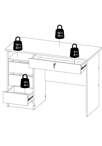 TVILUM Function Plus Desk - Paket