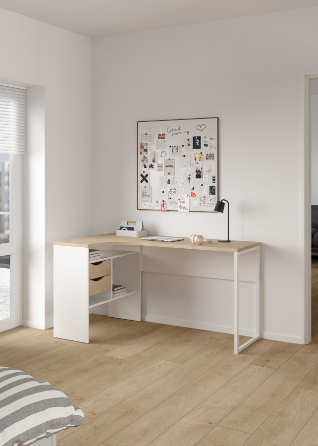 TVILUM Function Plus skrivbord med 2 l�dor - Parcel