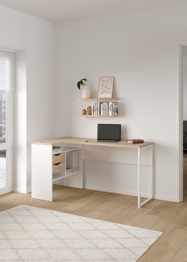 TVILUM Function Plus skrivbord med 2 l�dor - Parcel