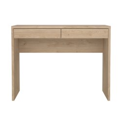 TVILUM Function Plus skrivebord, m. 2 skuffer - Jackson Hickory tr� (100,1x39,9)