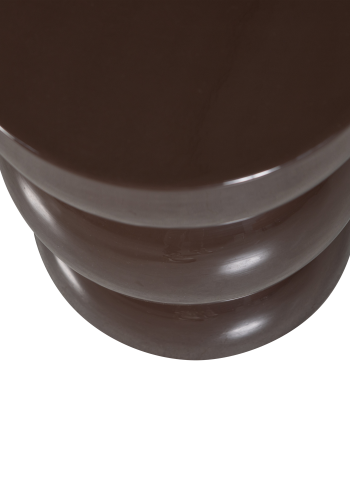 WOOOD Breno sidebord metall m�rkebrunt