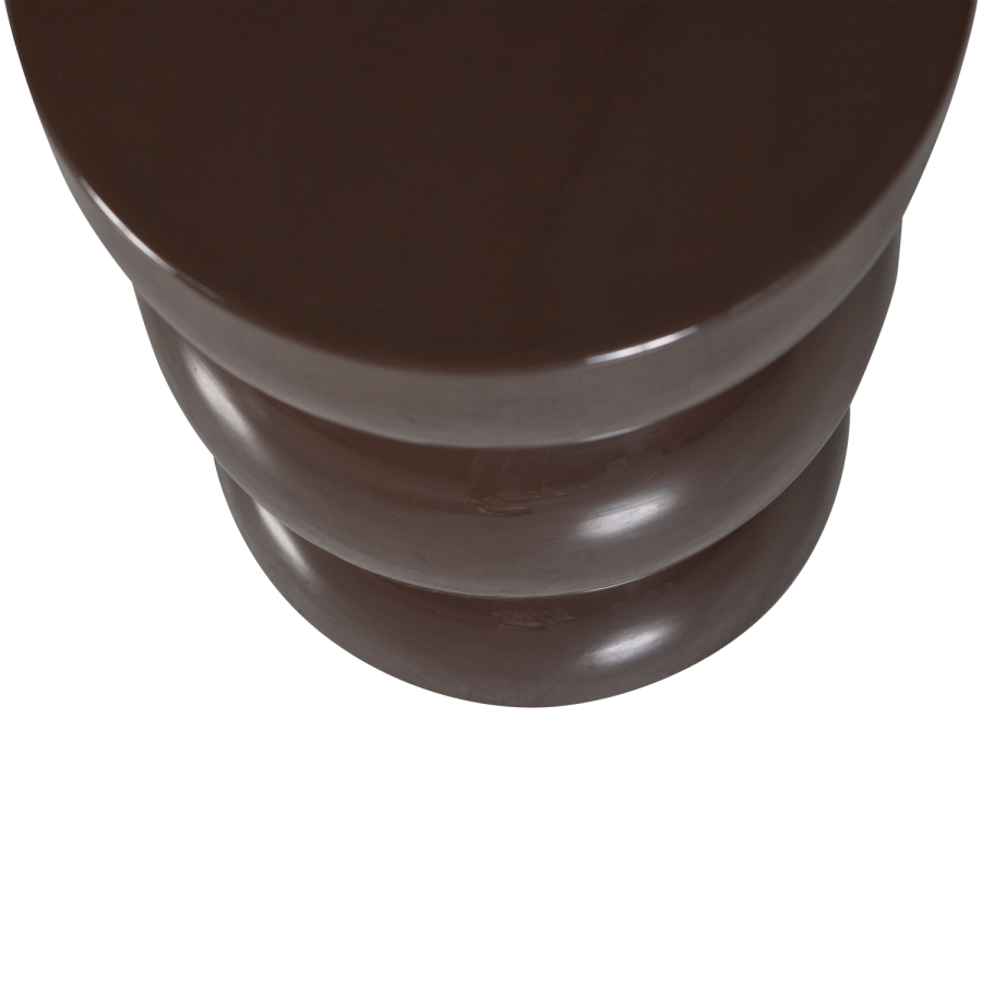 WOOOD Breno sidebord metall m�rkebrunt