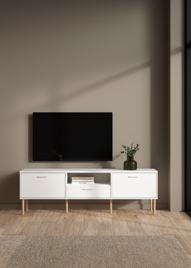 TVILUM Media TV-m�bel med 2 l�ger + 1 skuffe - Parcel