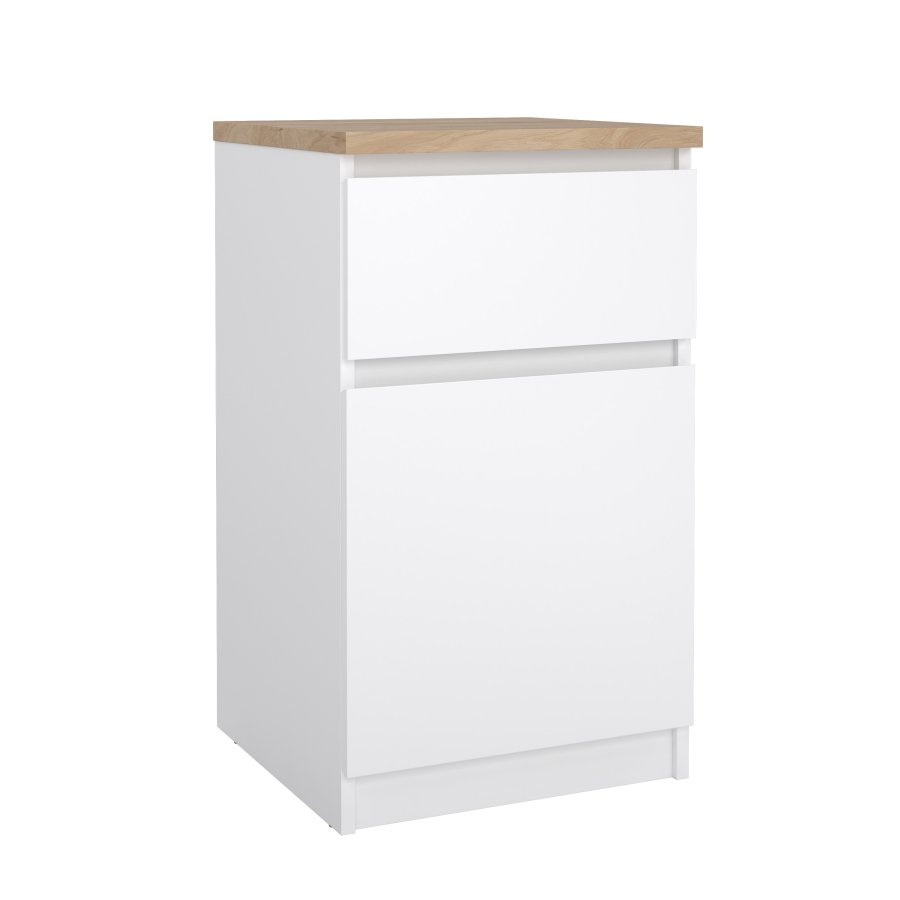 TVILUM Naia Nattbord 1 d�r + 1 skuff - Pakke