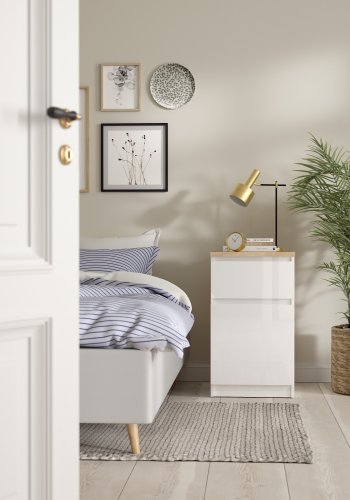 TVILUM Naia Nattduksbord 1 d�rr + 1 l�da - Paket