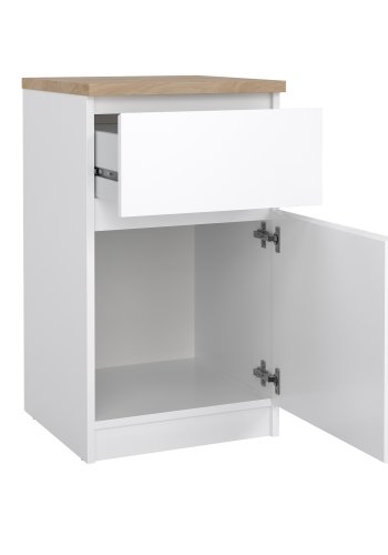 TVILUM Naia Nattbord 1 d�r + 1 skuff - Pakke