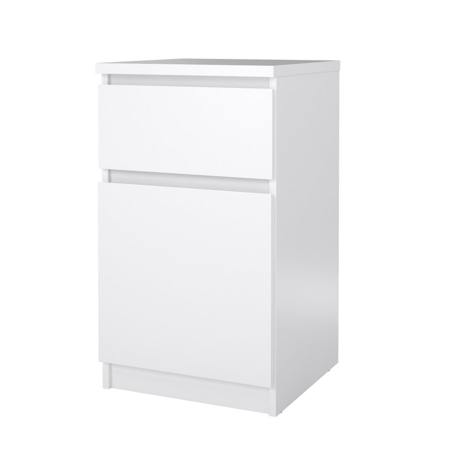 TVILUM Naia Nattbord 1 d�r + 1 skuff - Pakke