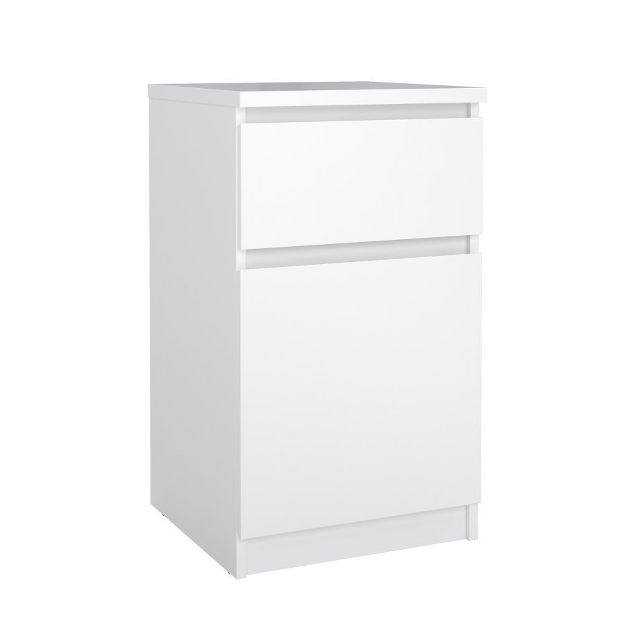 TVILUM Naia Nattbord 1 d�r + 1 skuff - Pakke