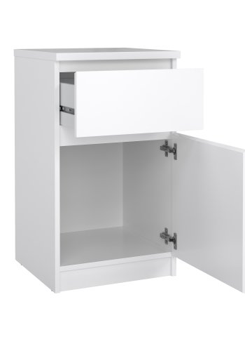 TVILUM Naia Nattbord 1 d�r + 1 skuff - Pakke