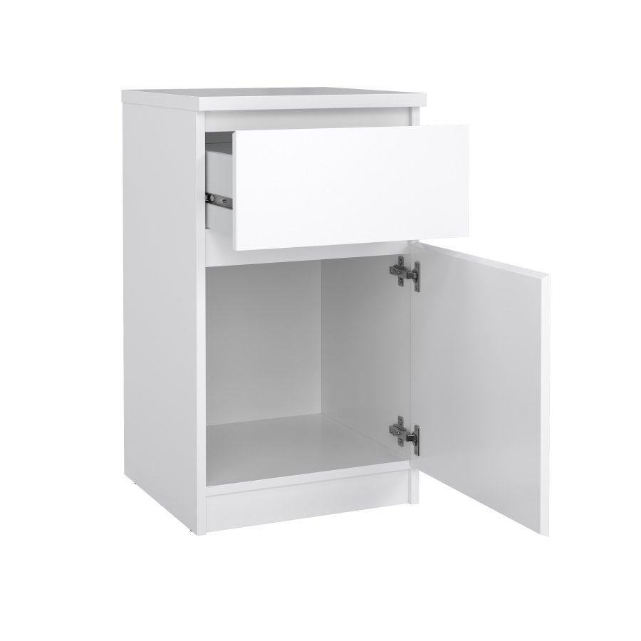 TVILUM Naia Nattbord 1 d�r + 1 skuff - Pakke