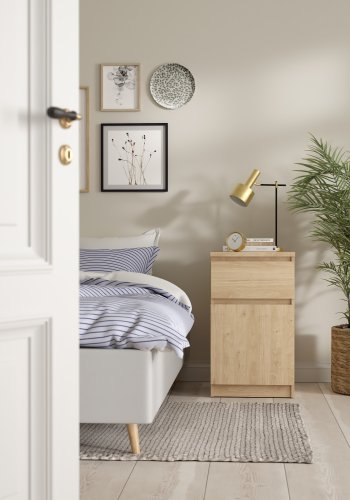 TVILUM Naia Nattduksbord 1 d�rr + 1 l�da - Paket