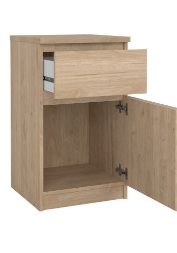 TVILUM Naia Nattbord 1 d�r + 1 skuff - Pakke