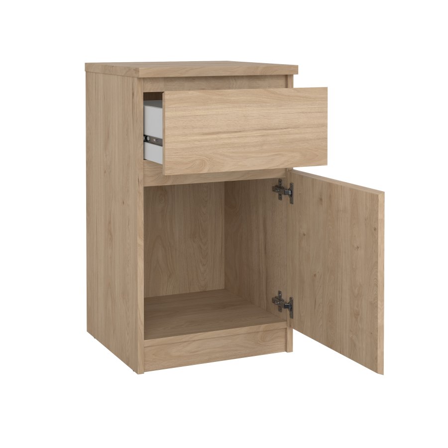 TVILUM Naia Nattbord 1 d�r + 1 skuff - Pakke