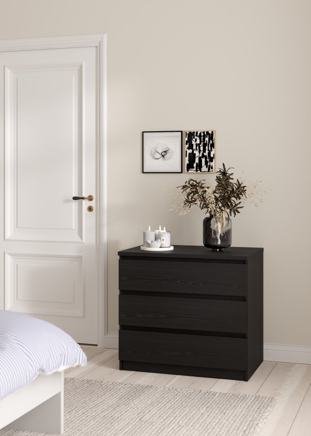 TVILUM Naia kommode med 3 skuffer