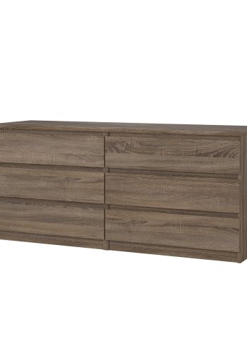 TVILUM Naia Dubbelbyr� med 6 l�dor