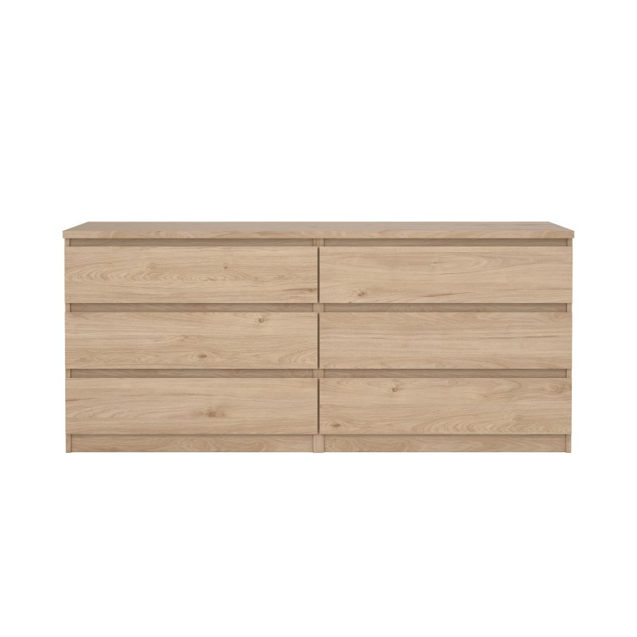 TVILUM Naia dobbel kommode med 6 skuffer