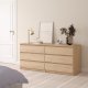 TVILUM Naia dobbel kommode med 6 skuffer