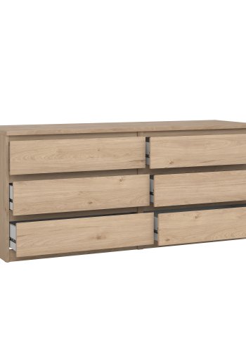 TVILUM Naia dobbel kommode med 6 skuffer